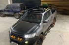 Rack de Ca&ccedil;amba INOX - Modelo M&eacute;dio/Alto - Hilux (2005 - 2025)