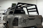 Rack de Ca&ccedil;amba INOX - Modelo M&eacute;dio/Alto - Hilux (2005 - 2025)