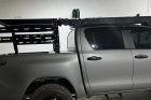 Rack de Ca&ccedil;amba INOX - Modelo M&eacute;dio/Alto - Hilux (2005 - 2025)