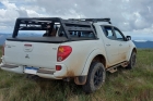 Rack de Ca&ccedil;amba INOX - Modelo M&eacute;dio/Alto - L200 Triton (2008 - 2016)